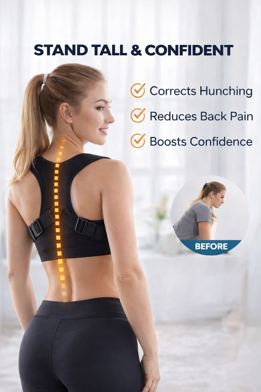 ADJUSTABLE POSTURE CORRECTOR BELT FOR BACK SUPPORT & PAIN RELIEF